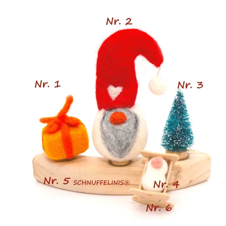Facce di Natale Montessori allegria feltro, Natale feltro Waldorf