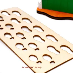 Miniatur Wichtel Fußspuren Tür Set, Wichtel Türen Holz