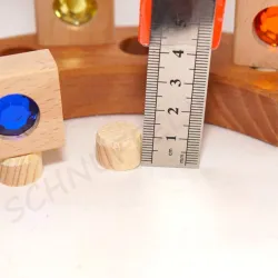 Pivot en bois 15mm pour anneaux d'anniversaire