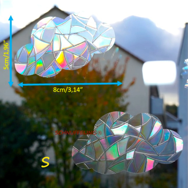 Suncatcher rainbow window pictures cloud