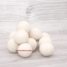 Felt balls 4 sizes mix 2