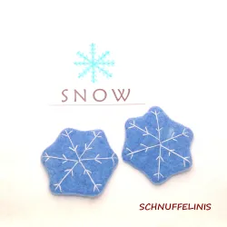 cristaux bleus feutrés accessoires pour mobile bébé