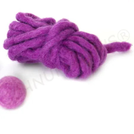 felt cord, baby mobile supply, felt balls, cords