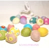 Uova di Pasqua in feltro 4er set, Uova di Pasqua in feltro pastello