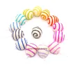 Filzeier, bunte Ostereier, Ostereier mit Filzmuster, bunte Eier