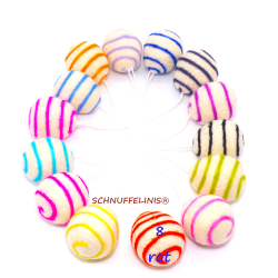 Filzeier Ostereier SET Neon Spiralen