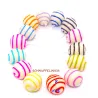 Filzeier, bunte Ostereier, Ostereier mit Filzmuster, bunte Eier