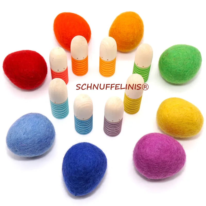 Easter eggs, felted eggs, Easter egg, XXL eggs