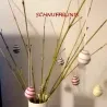 Easter eggs, polka dotted egg, black white easter eggs, swirly eggs