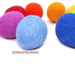 Filzeier Ostereier Regenbogen 6cm sets