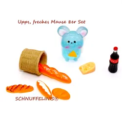 Miniatur Wichtel Mäuse Set, Mini Maus Set, Mini Wichtel Set
