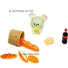 Miniature mice decoration set, tiny mouse set, tiny Christmas idea