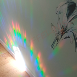 Kreise Spirale Regenbogen Fensterbild 7er Set