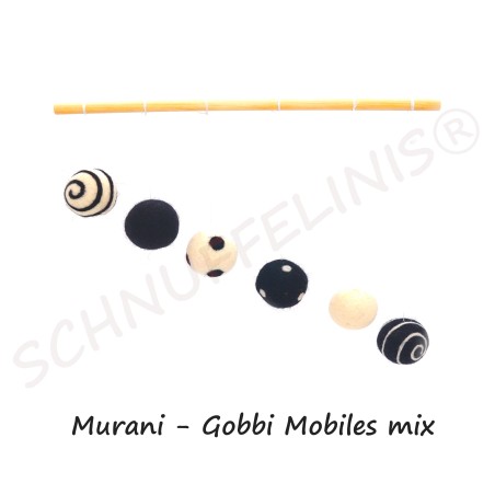 Baby Gobbi schwarzweiß Mobile