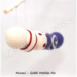Murani Baby mobile DIY set, Gobbi Montessori Mobile, Felt Baby DIY Set