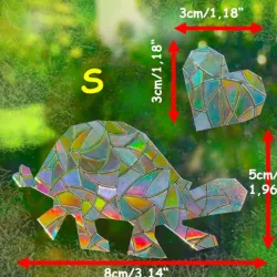 Set de cœurs de tortues, Attrape-soleil détachables et réutilisables