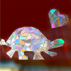 Sonnenfänger Regenbogen Fensterbilder Schildkröte mit Herz