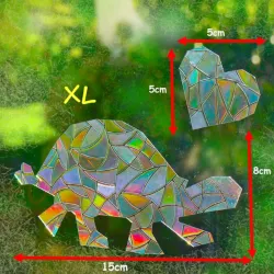 Schildkröte Herz Regenbogen, Lichteffekte Fensterbilder Sonnenfänger