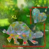Schildkröte Herz Regenbogen, Lichteffekte Fensterbilder Sonnenfänger