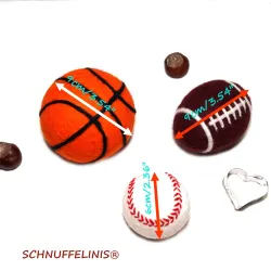 felt balls baseball, felt balls, basketball, photo props