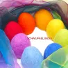 œufs de Pâques colorés, œufs en feutre, Oeufs de Pâques en feutre XXL