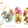 Oeufs de Pâques, Oeufs en feutre peints, Œufs de Pâques pastel