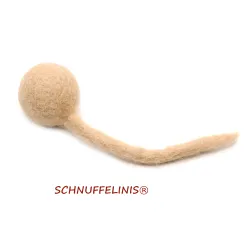 cat toy, Cat toy Felt ball Puschel, Champagner for cats