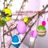 Uova di Pasqua, uova di feltro, uova di feltro, uova + appendino