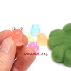 Rane da bagno in miniatura, 5 colori rane selezionabili