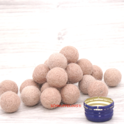 Felt balls 4 sizes mix 1