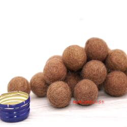 Felt balls forest mix 4 sizes 50pcs. sets