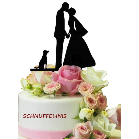 Cake topper wedding cake
