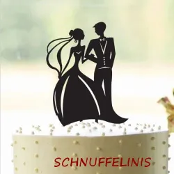 Hochzeitstorte Cake topper Brautpaar