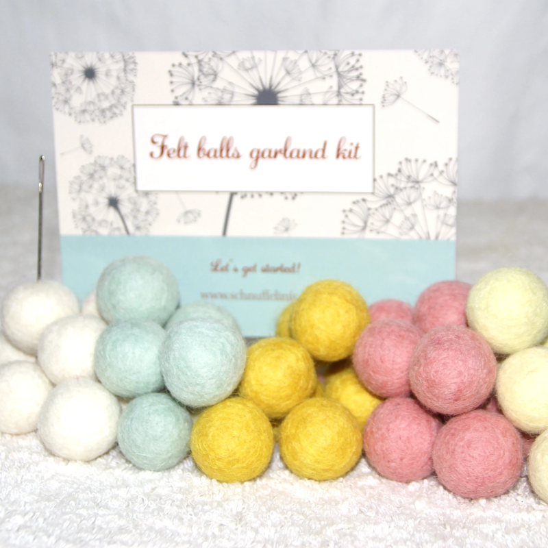 Filzkugeln Girlanden DIY Set1344152