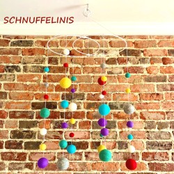 Filzkugeln 4 Größen 100stk. bunter Mix