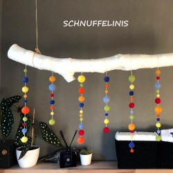 Filzkugeln 4 Größen 100stk. bunter Mix