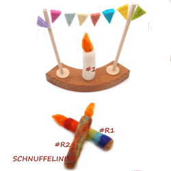 Filzkerze Kerze1 Schnuffelinis