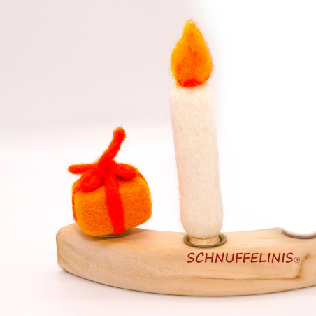Filzkerze Kerze1 Schnuffelinis