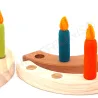 nostre candele di feltro, Candele lana di feltro, Bambini candele