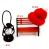 miniatures les accessoires de fête gnomes, miniatures couronne