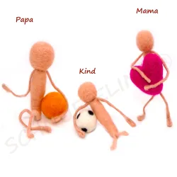 Corpi di fata prefabbricati 3 misure per bambole, mamma bambina e papà