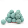 felt balls earth mix, different sizes felt balls, Baby mobile idea