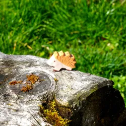 Anneau d'anniversaire, hérisoon les animaux en bois, Animaux