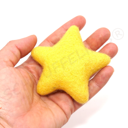 Filzstern 1aus Filzwolle XXL 8cm