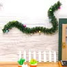 Miniature door garland, Christmas garland miniature, dollhouse garland