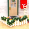 Miniature door garland, Christmas garland miniature, dollhouse garland