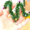 Miniature door garland, Christmas garland miniature, dollhouse garland