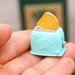 Miniature toaster, tiny tomte gnome, crafting Christmas idea