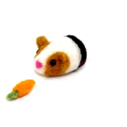 Guinea pig, guinea pig animal, felt guinea pig, guinea pig brooch