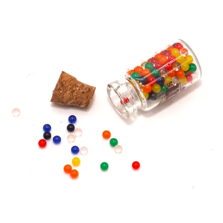 Bonbon Glas Miniatur Wichtel, Mini M&Ms, Puppenhaus Bonbons im Glas